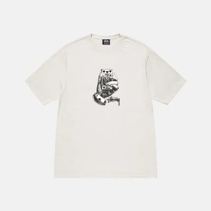 ALL BETS OFF TEE PIGMENT DYED – White